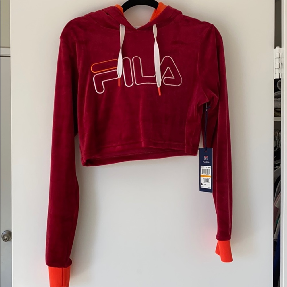 FILA crop hoodie